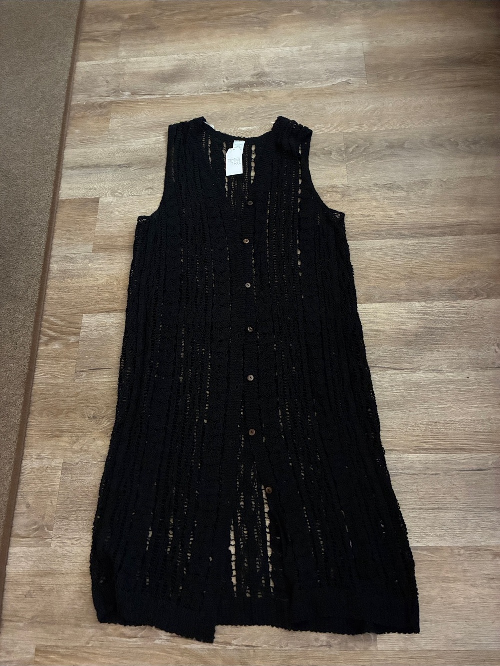 Crochet long Sweater NWT